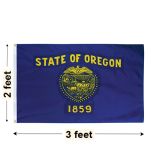 2'x3' Oregon Nylon Outdoor Flag